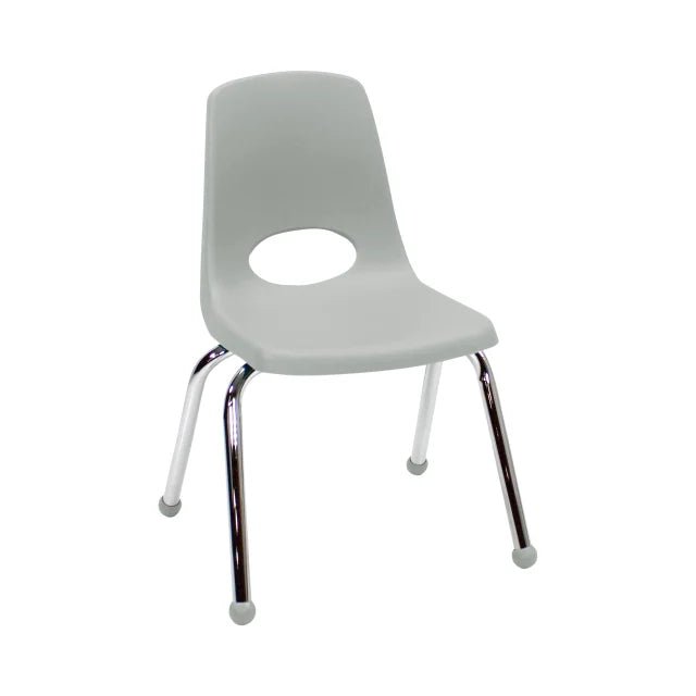 FDP Stackable School Chair, Chrome Legs, Ball Glide - 14" Seat Height (FDP - 10363) - SchoolOutlet