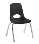 FDP Stackable School Chair, Chrome Legs, Swivel Glide - 14