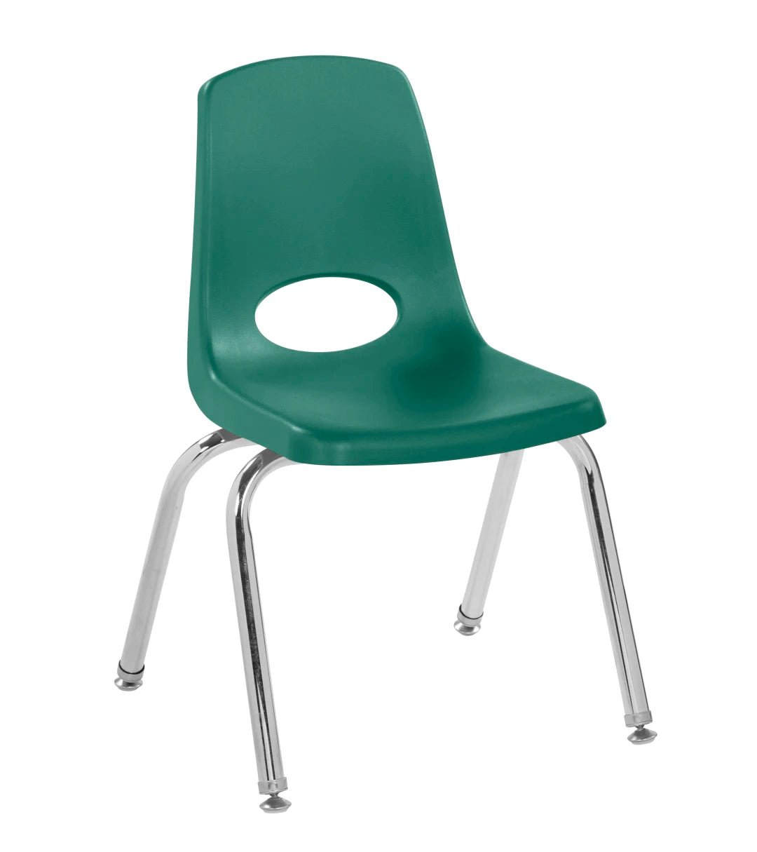 FDP Stackable School Chair, Chrome Legs, Swivel Glide - 14" Seat Height (FDP - 10364) - SchoolOutlet