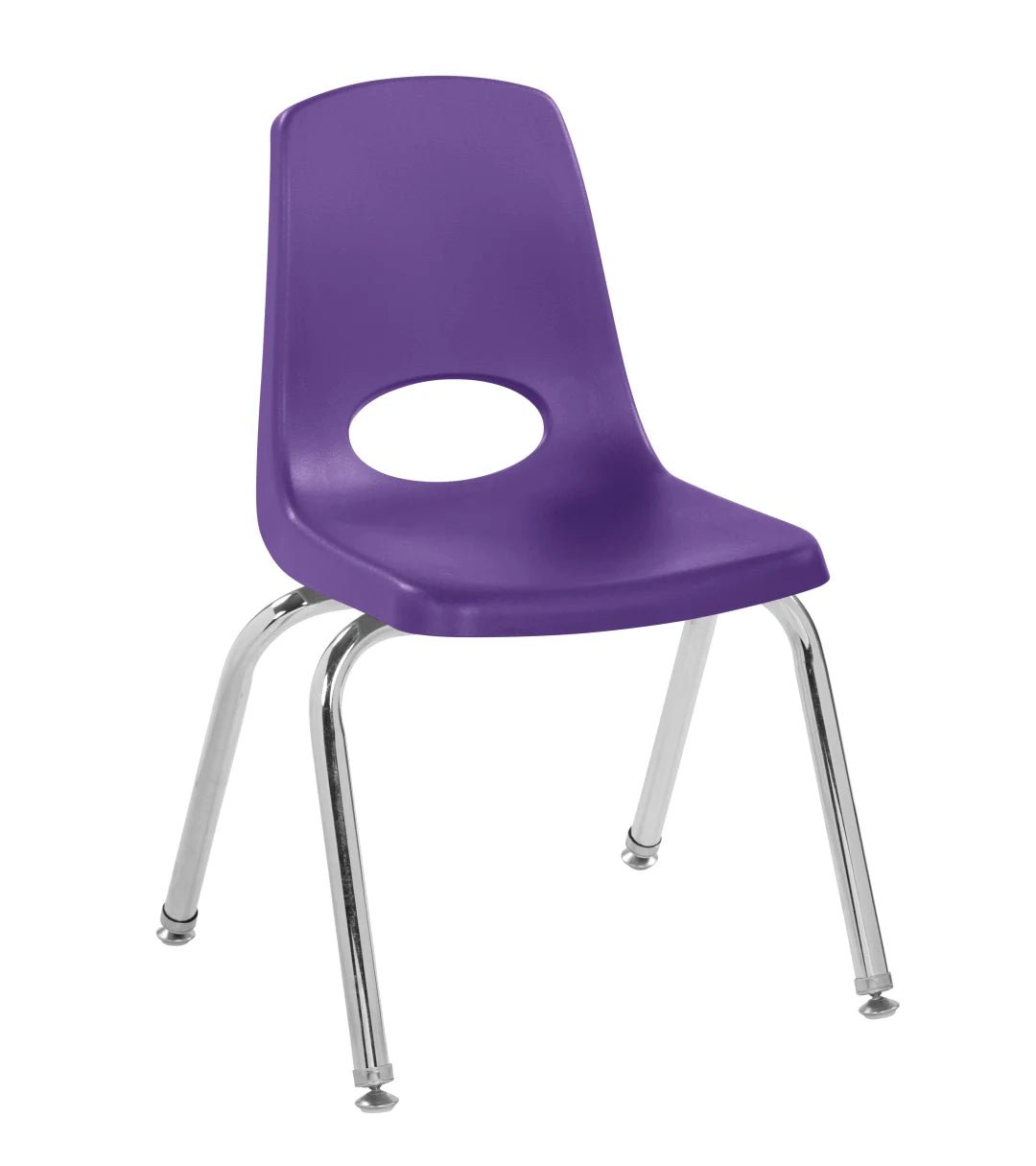 FDP Stackable School Chair, Chrome Legs, Swivel Glide - 14" Seat Height (FDP - 10364) - SchoolOutlet