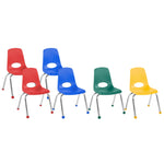 FDP Stackable School Chair with Ball Glides - 14