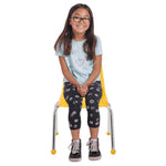 FDP Stackable School Chair with Swivel Glides - 14