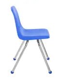 FDP Stackable School Chair, Chrome Legs, Ball Glide - 16" Seat Height (FDP - 10367) - SchoolOutlet