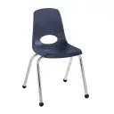FDP Stackable School Chair, Chrome Legs, Ball Glide - 16