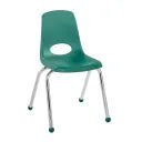 FDP Stackable School Chair, Chrome Legs, Ball Glide - 16