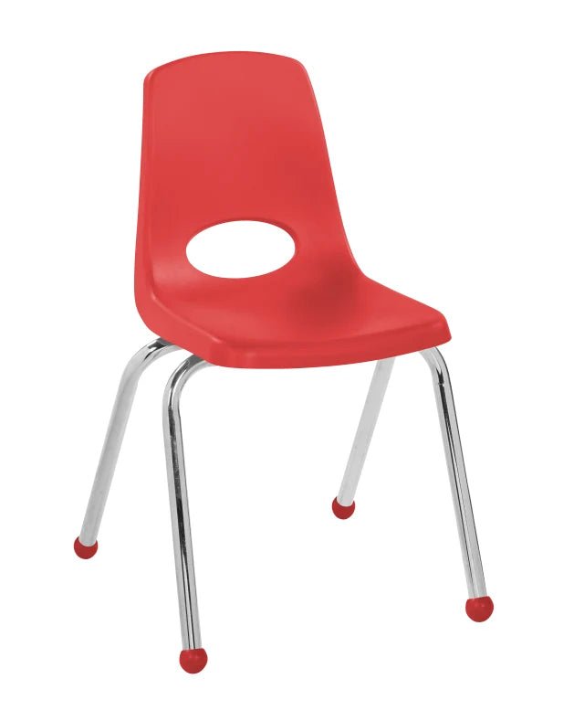 FDP Stackable School Chair, Chrome Legs, Ball Glide - 16" Seat Height (FDP - 10367) - SchoolOutlet
