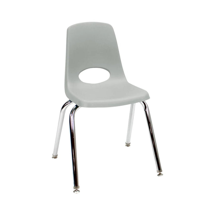FDP Stackable School Chair, Chrome Legs, Swivel Glide - 16" Seat Height (FDP - 10368) - SchoolOutlet