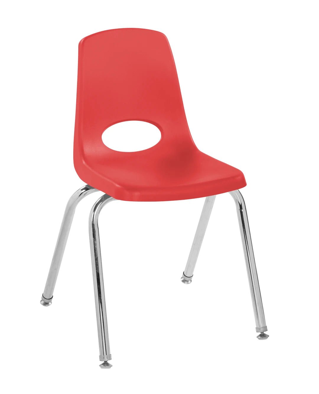 FDP Stackable School Chair, Chrome Legs, Swivel Glide - 16" Seat Height (FDP - 10368) - SchoolOutlet