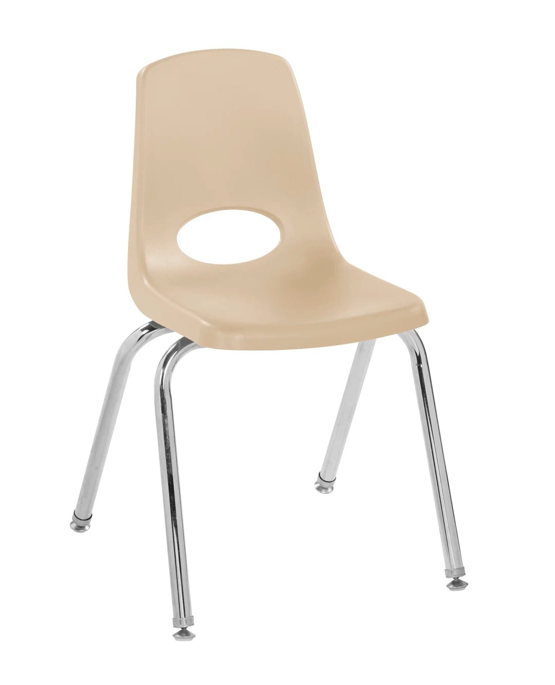 FDP Stackable School Chair, Chrome Legs, Swivel Glide - 16" Seat Height (FDP - 10368) - SchoolOutlet