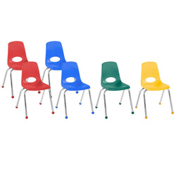FDP Stackable School Chair with Ball Glides - 16" Seat Height (FDP-10369)