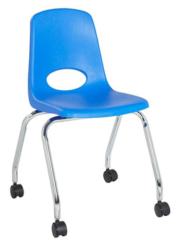 FDP Mobile Chair with Casters - 18" Seat Height (FDP-10372)