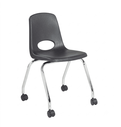 FDP Mobile Chair with Casters - 18" Seat Height (FDP-10372) - SchoolOutlet