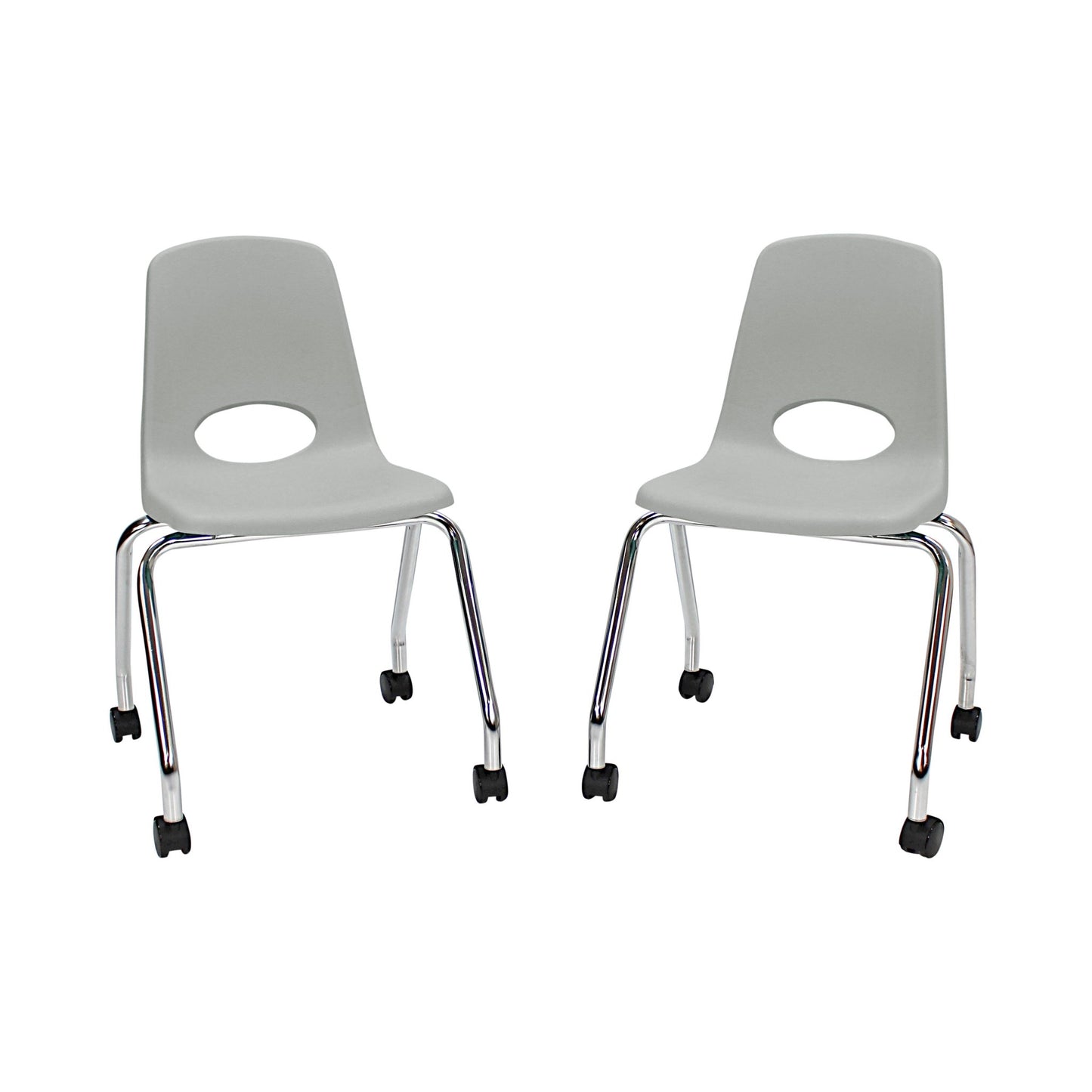 FDP Mobile Chair with Casters - 18" Seat Height (FDP - 10372) - SchoolOutlet