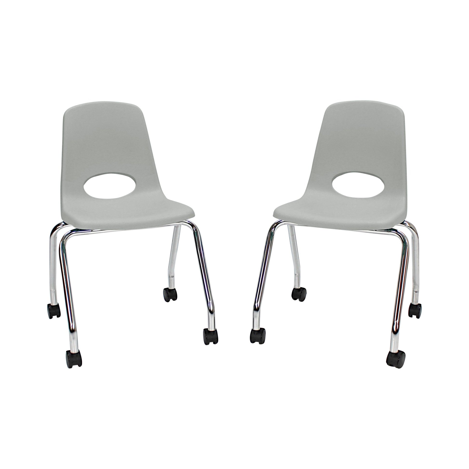 FDP Mobile Chair with Casters - 18" Seat Height (FDP - 10372) - SchoolOutlet