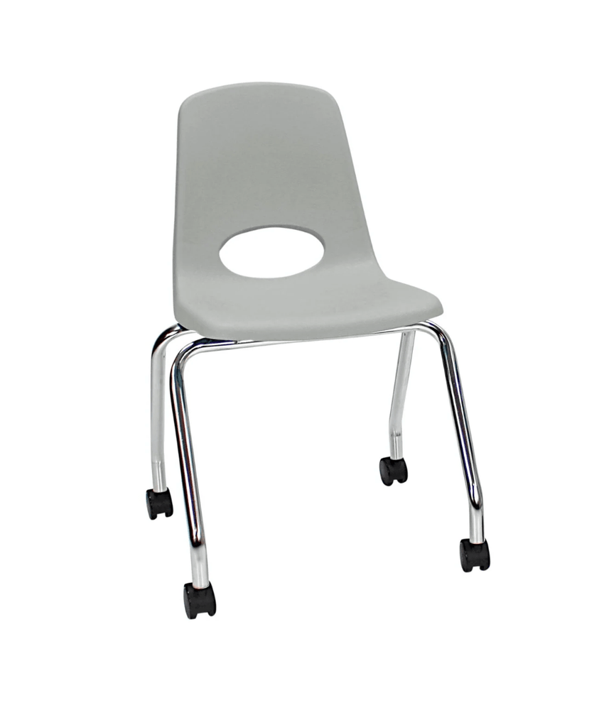 FDP Mobile Chair with Casters - 18" Seat Height (FDP-10372) - SchoolOutlet