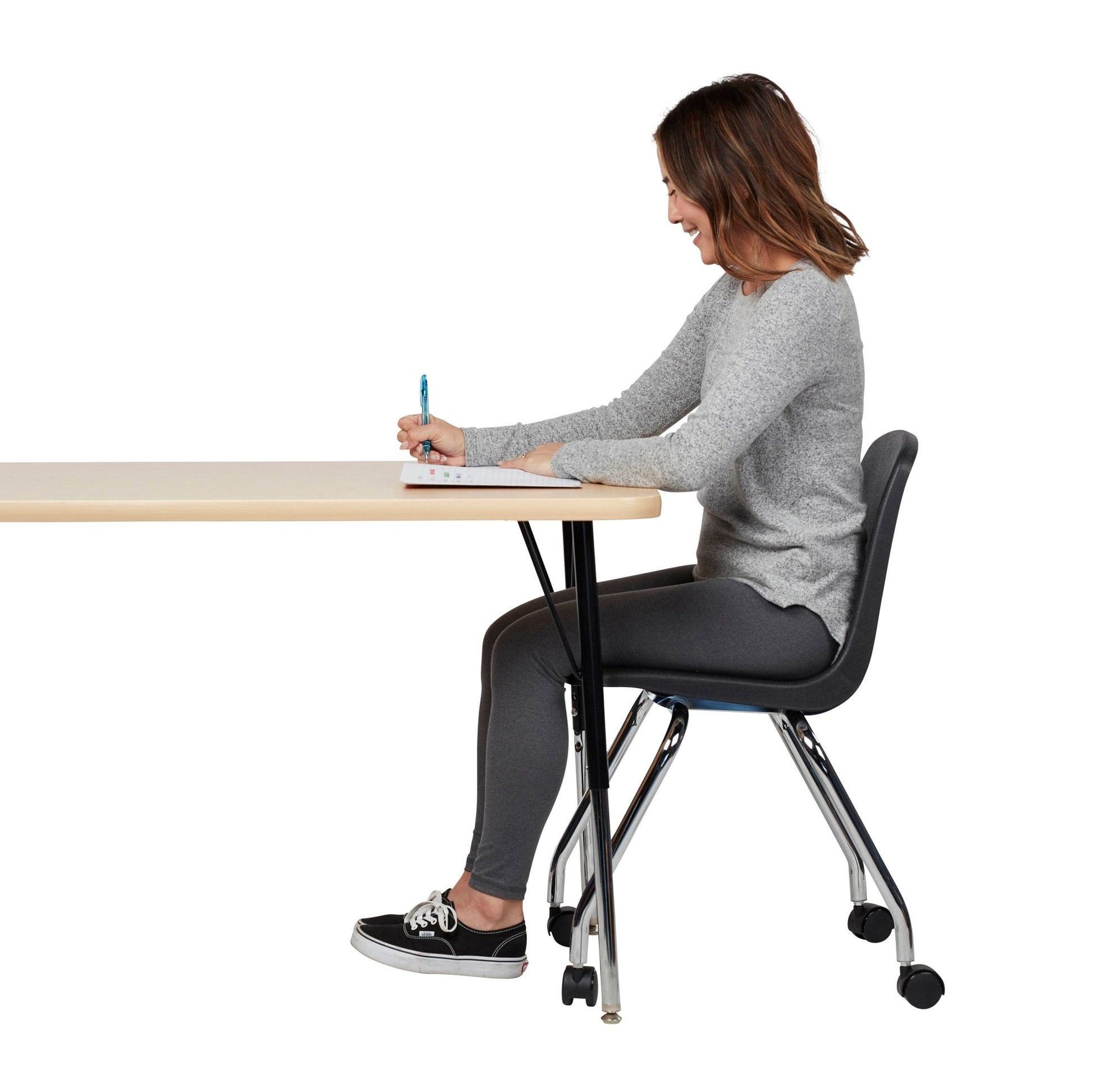 FDP Mobile Chair with Casters - 18" Seat Height (FDP - 10372) - SchoolOutlet