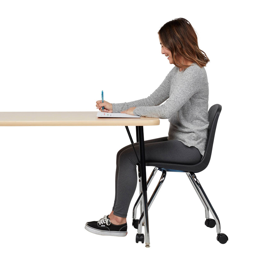 FDP Mobile Chair with Casters - 18" Seat Height (FDP - 10372) - SchoolOutlet