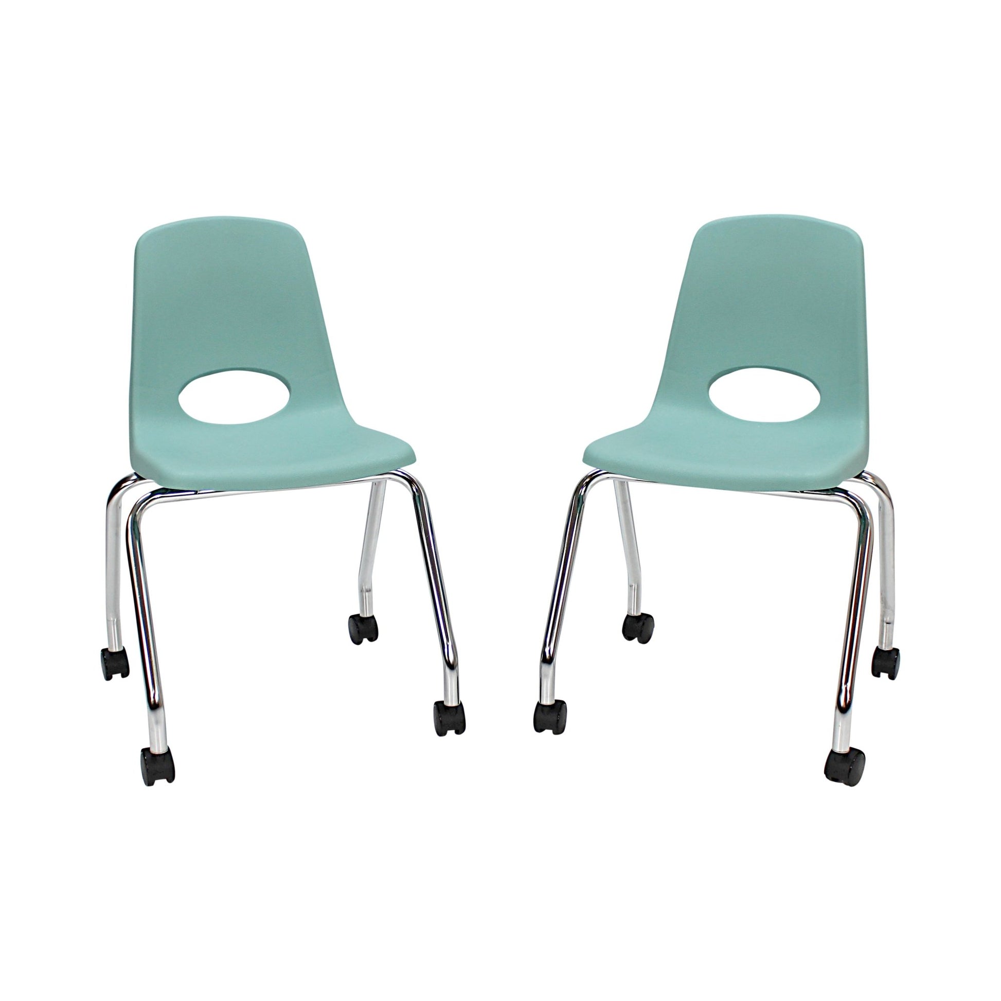 FDP Mobile Chair with Casters - 18" Seat Height (FDP - 10372) - SchoolOutlet