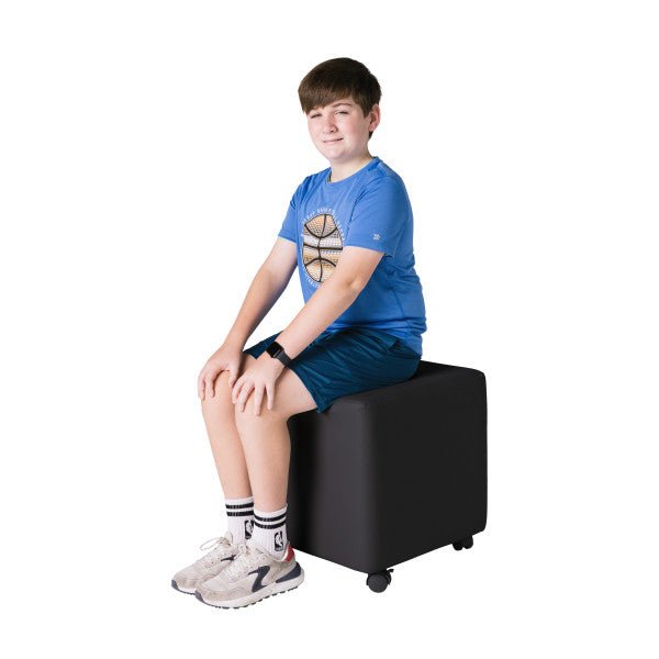 FDP Pro Series Upholstered Square Ottoman 18" Height (FDP - 12031 - XX) - SchoolOutlet