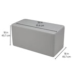 FDP Pro Series Upholstered Rectangle 18