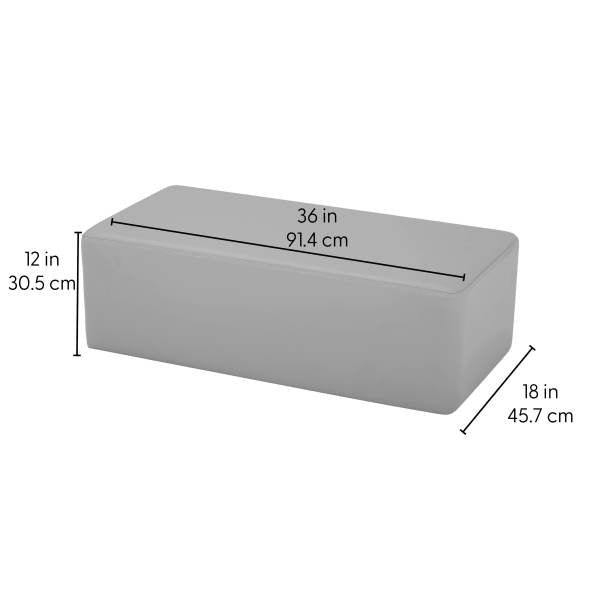 FDP Pro Series Upholstered Rectangle 12" Height (12039 - XX) - SchoolOutlet