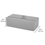 FDP Pro Series Upholstered Rectangle 12