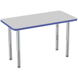 FDP 24" x 48" Rectangle Thermofused Activity Table with Adjustable Super Legs (FDP-12065-XX)