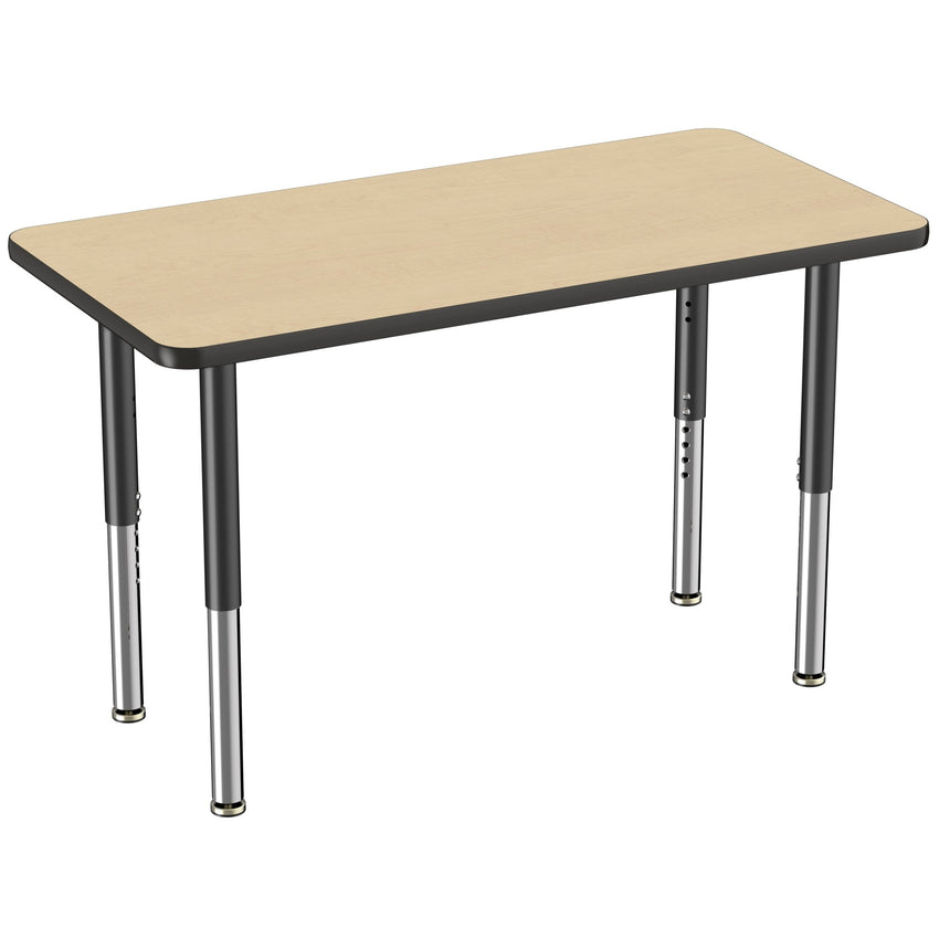 FDP 24" x 48" Rectangle Thermofused Activity Table with Adjustable Super Legs (FDP - 12065 - XX) - SchoolOutlet