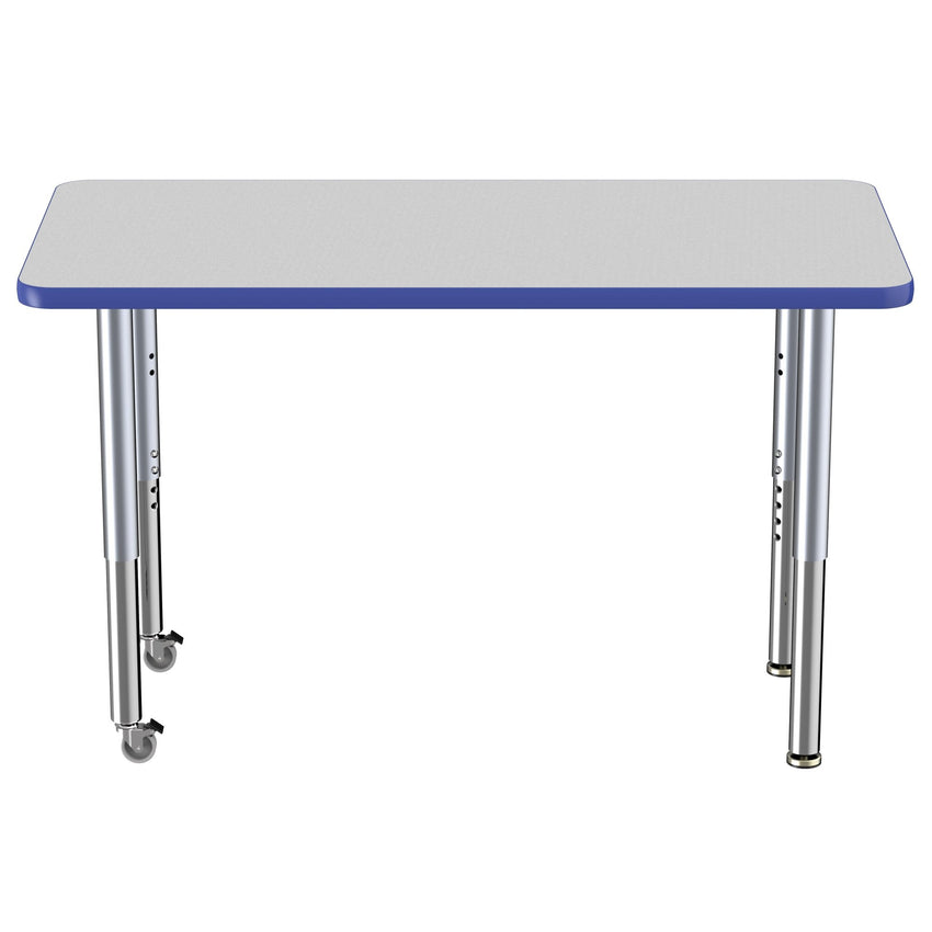 FDP 24" x 48" Rectangle Thermofused Activity Table with Adjustable Super Legs (FDP - 12065 - XX) - SchoolOutlet