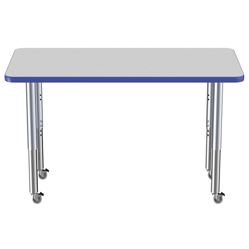 FDP 24" x 48" Rectangle Thermofused Activity Table with Adjustable Super Legs (FDP - 12065 - XX) - SchoolOutlet