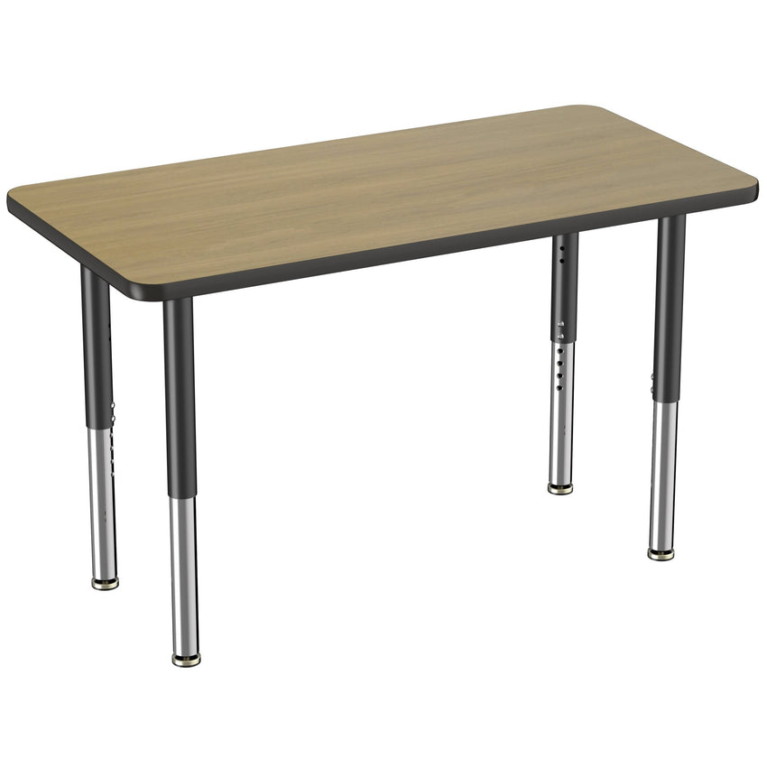 FDP 24" x 48" Rectangle Thermofused Activity Table with Adjustable Super Legs (FDP - 12065 - XX) - SchoolOutlet