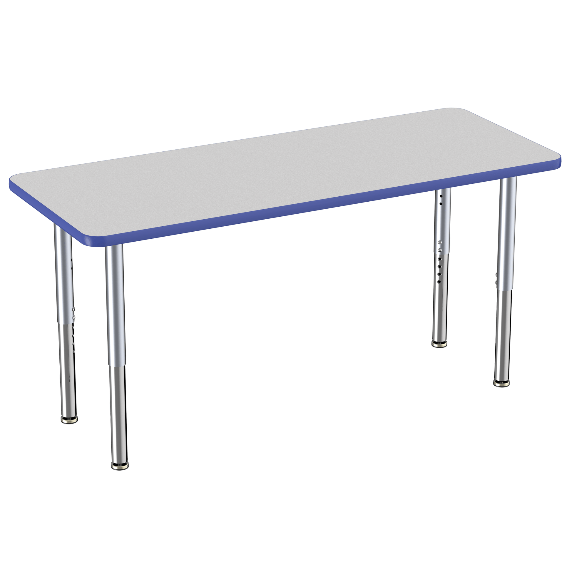 FDP 24" x 60" Rectangle Thermofused Activity Table with Adjustable Super Legs (FDP - 12066 - XX) - SchoolOutlet