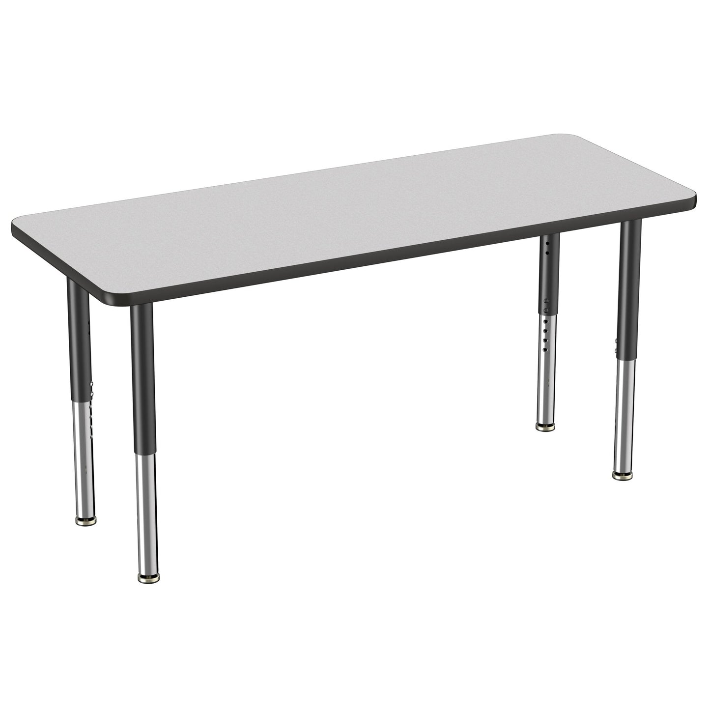 FDP 24" x 60" Rectangle Thermofused Activity Table with Adjustable Super Legs (FDP - 12066 - XX) - SchoolOutlet