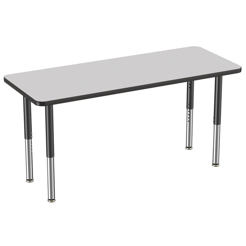 FDP 24" x 60" Rectangle Thermofused Activity Table with Adjustable Super Legs (FDP - 12066 - XX) - SchoolOutlet