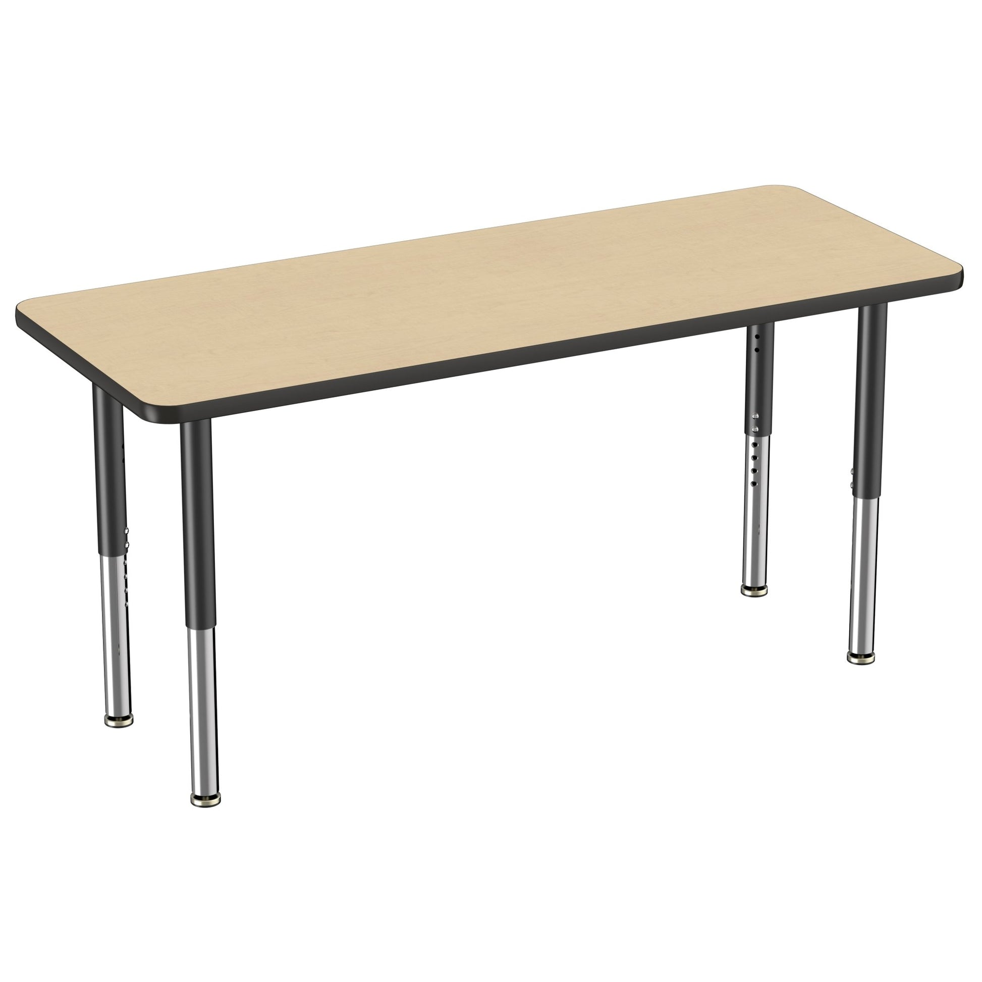 FDP 24" x 60" Rectangle Thermofused Activity Table with Adjustable Super Legs (FDP - 12066 - XX) - SchoolOutlet