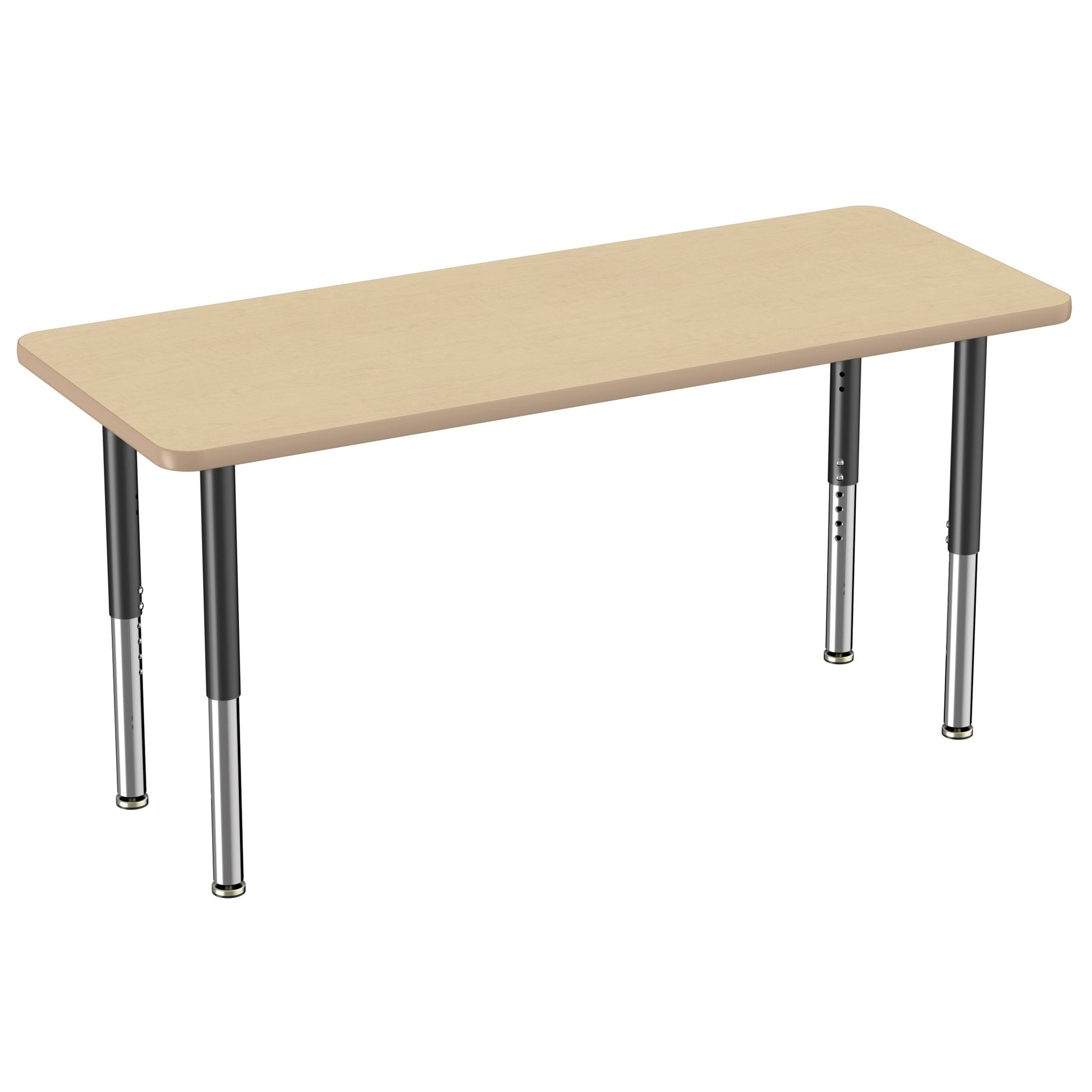 FDP 24" x 60" Rectangle Thermofused Activity Table with Adjustable Super Legs (FDP - 12066 - XX) - SchoolOutlet
