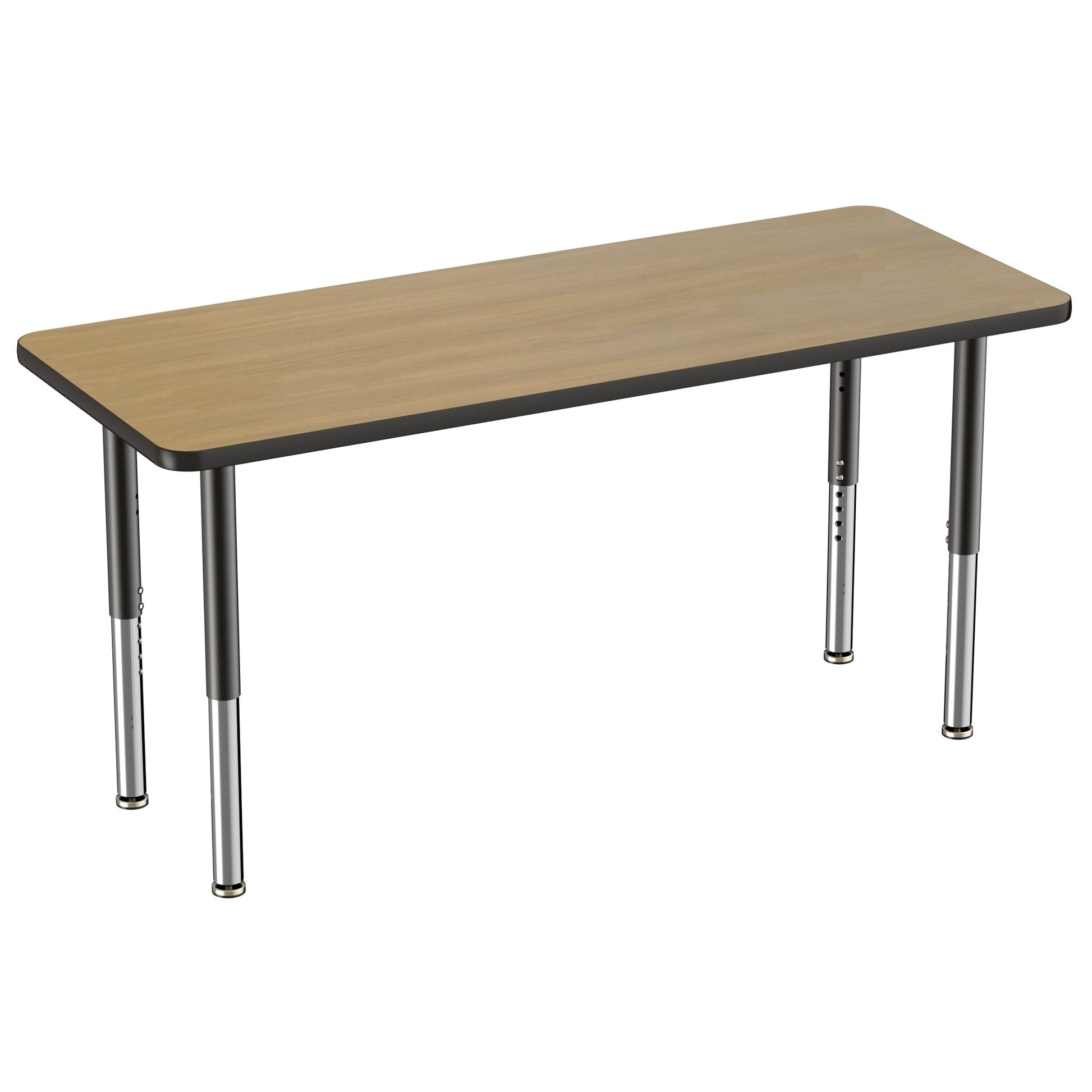 FDP 24" x 60" Rectangle Thermofused Activity Table with Adjustable Super Legs (FDP - 12066 - XX) - SchoolOutlet