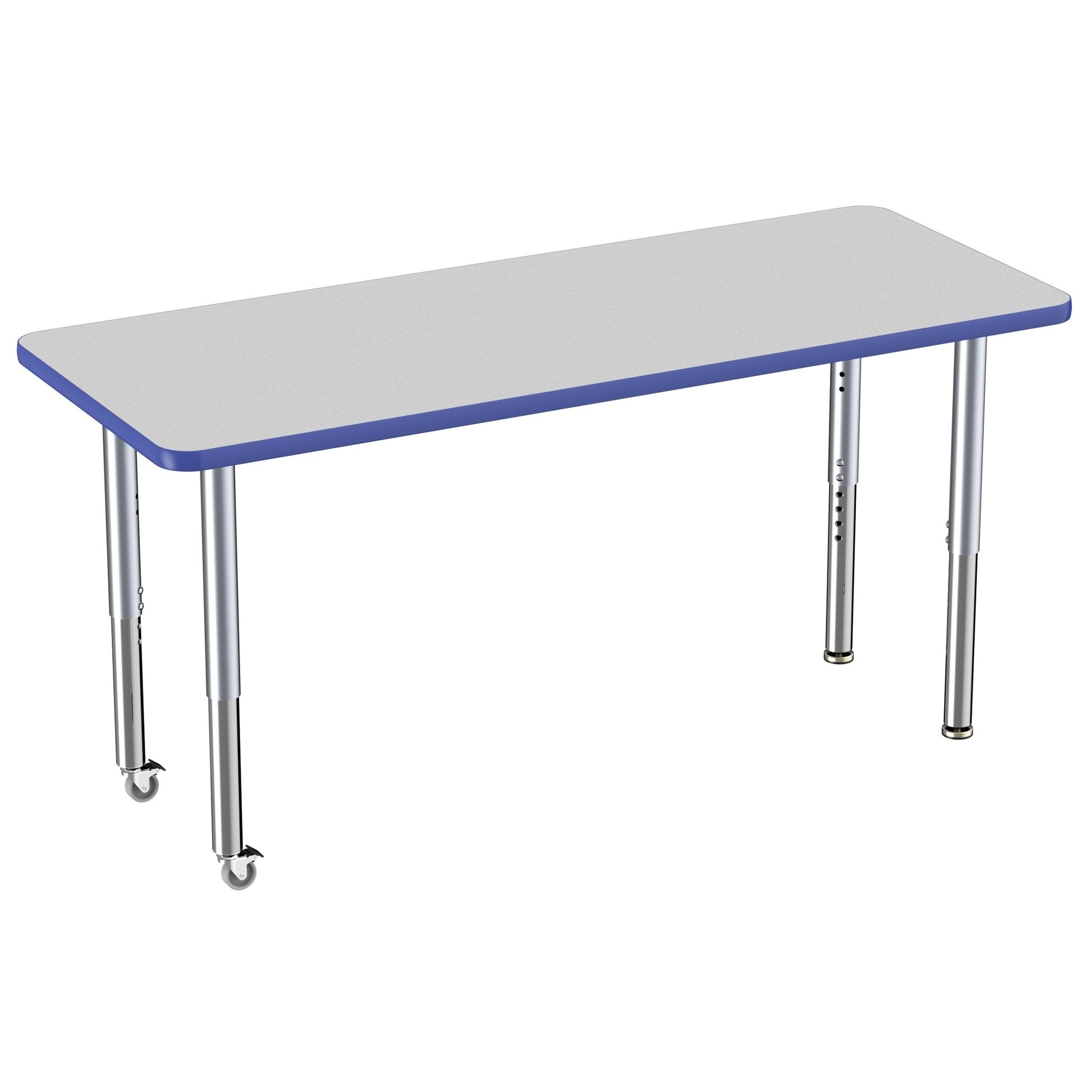 FDP 24" x 60" Rectangle Thermofused Activity Table with Adjustable Super Legs (FDP - 12066 - XX) - SchoolOutlet