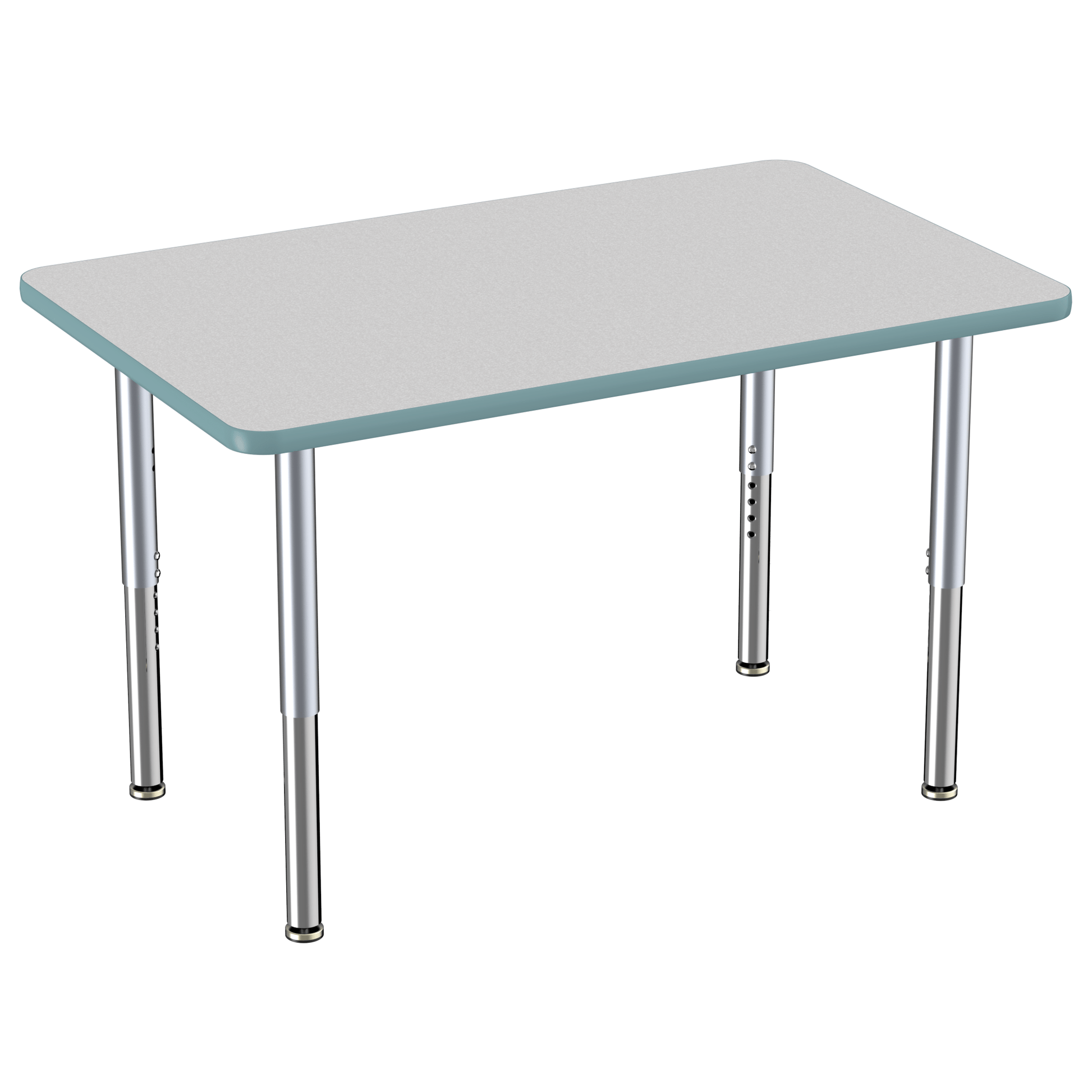 FDP 30" x 48" Rectangle Thermofused Activity Table with Adjustable Super Legs (FDP - 12068 - XX) - SchoolOutlet