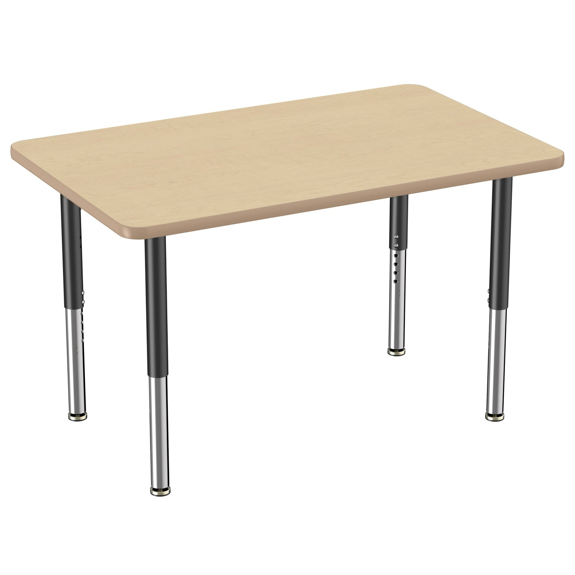 FDP 30" x 48" Rectangle Thermofused Activity Table with Adjustable Super Legs (FDP - 12068 - XX) - SchoolOutlet