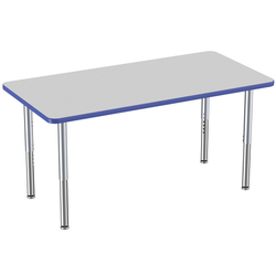 FDP 30" x 60" Rectangle Thermofused Activity Table with Adjustable Super Legs (FDP-12069-XX)