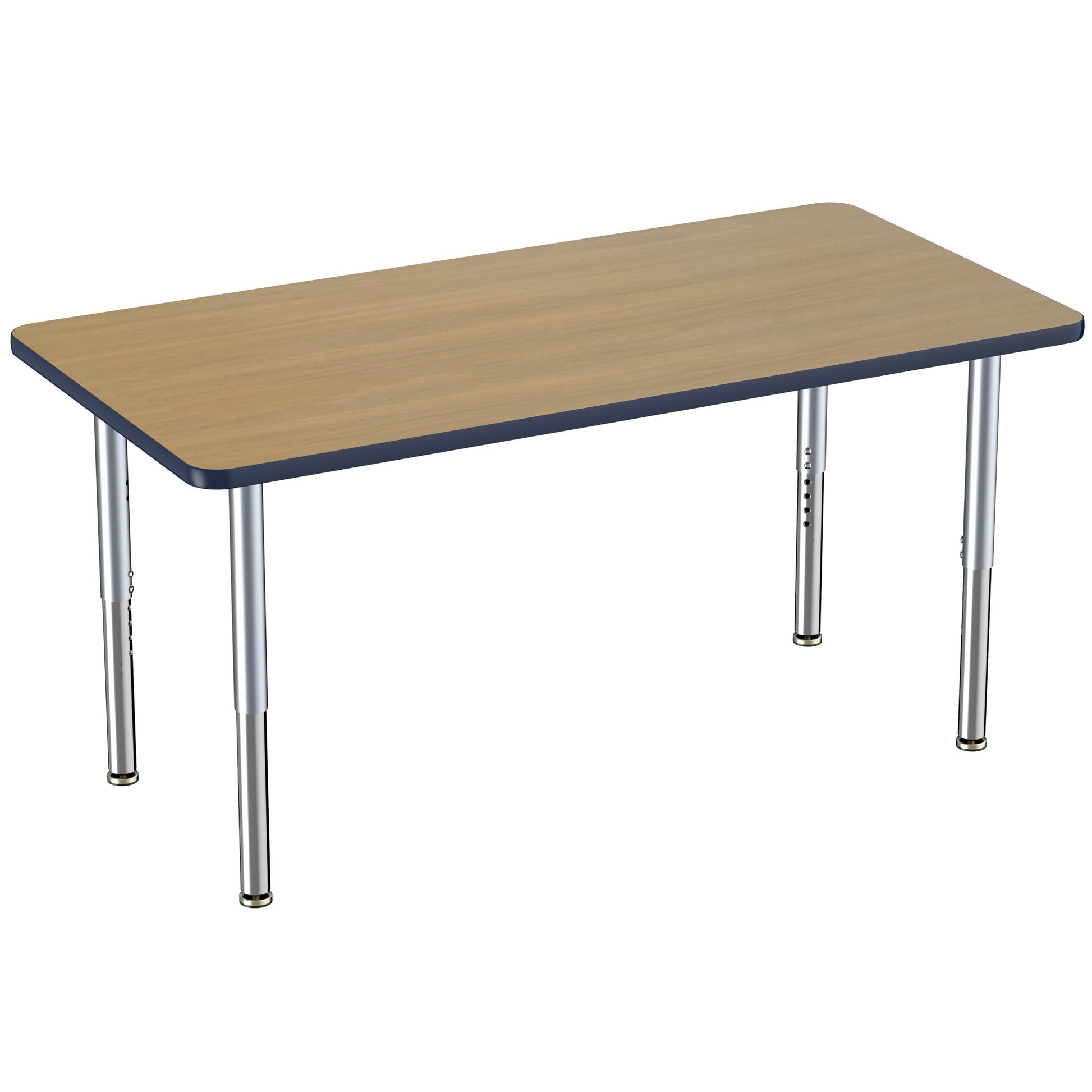 FDP 30" x 60" Rectangle Thermofused Activity Table with Adjustable Super Legs (FDP - 12069 - XX) - SchoolOutlet
