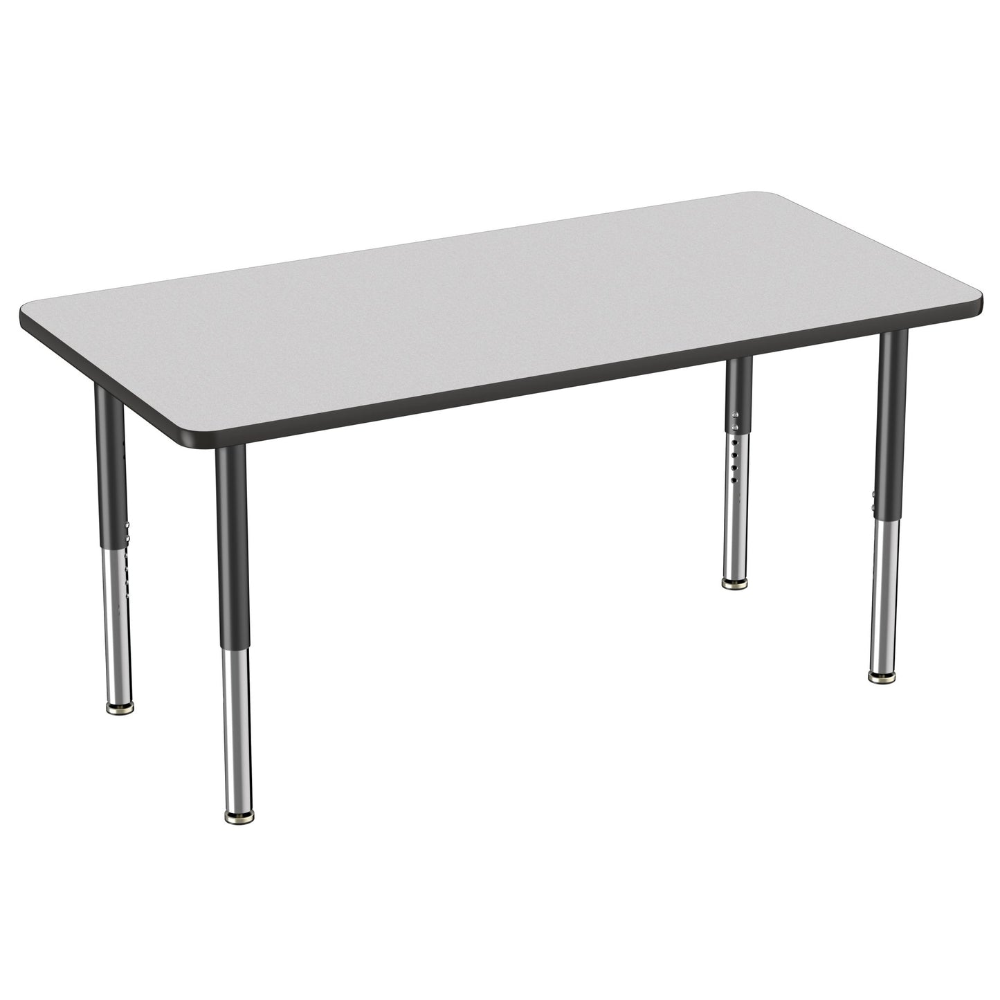 FDP 30" x 60" Rectangle Thermofused Activity Table with Adjustable Super Legs (FDP - 12069 - XX) - SchoolOutlet