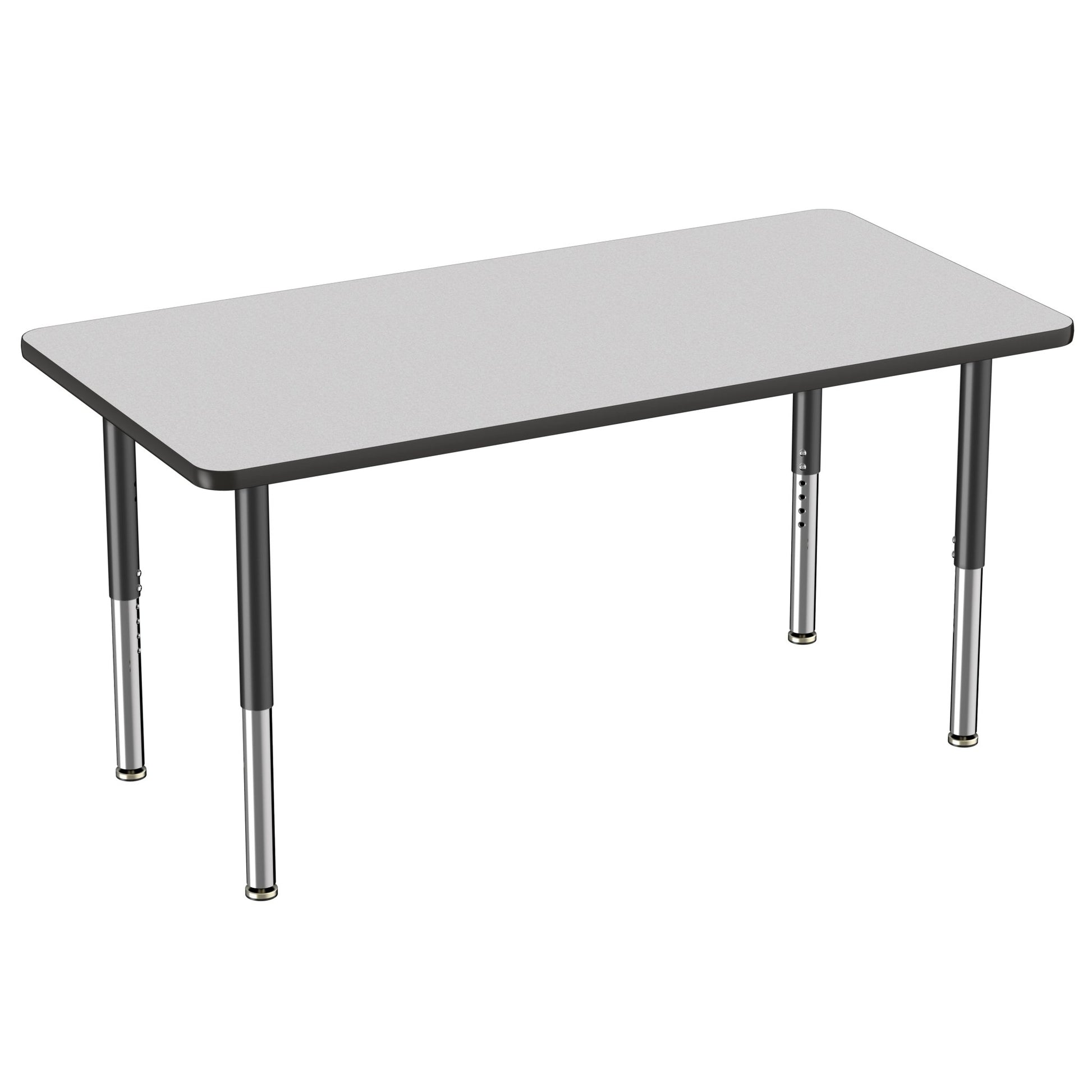 FDP 30" x 60" Rectangle Thermofused Activity Table with Adjustable Super Legs (FDP - 12069 - XX) - SchoolOutlet