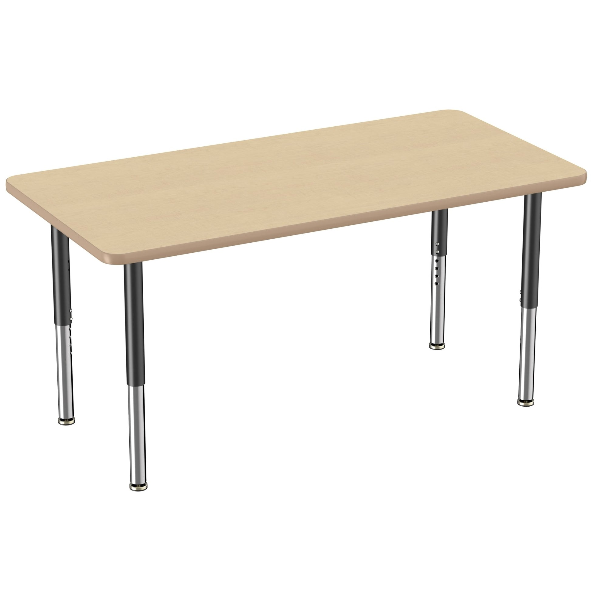 FDP 30" x 60" Rectangle Thermofused Activity Table with Adjustable Super Legs (FDP - 12069 - XX) - SchoolOutlet