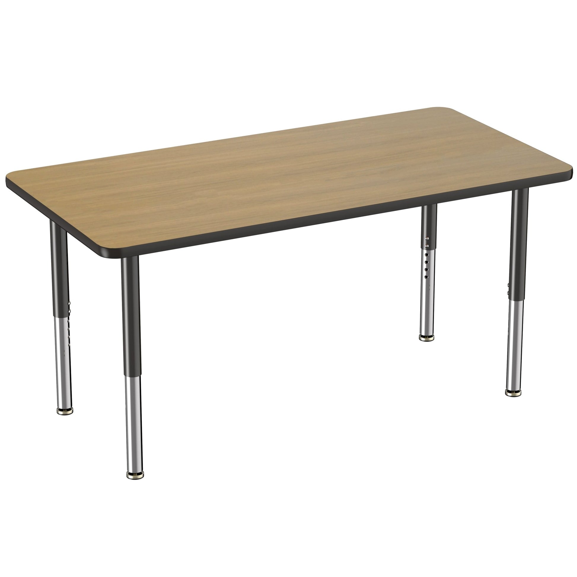 FDP 30" x 60" Rectangle Thermofused Activity Table with Adjustable Super Legs (FDP - 12069 - XX) - SchoolOutlet