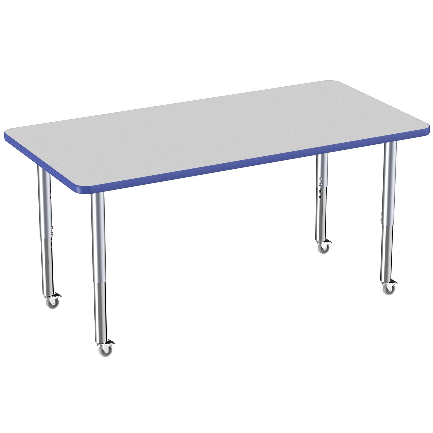 FDP 30" x 60" Rectangle Thermofused Activity Table with Adjustable Super Legs (FDP - 12069 - XX) - SchoolOutlet