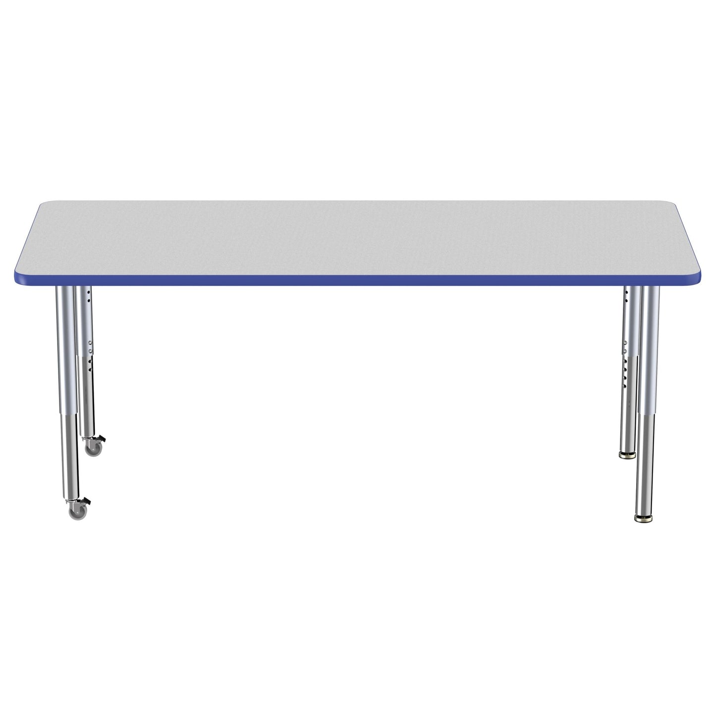 FDP 30" x 72" Rectangle Thermofused Activity Table with Adjustable Super Legs (FDP - 12070 - XX) - SchoolOutlet