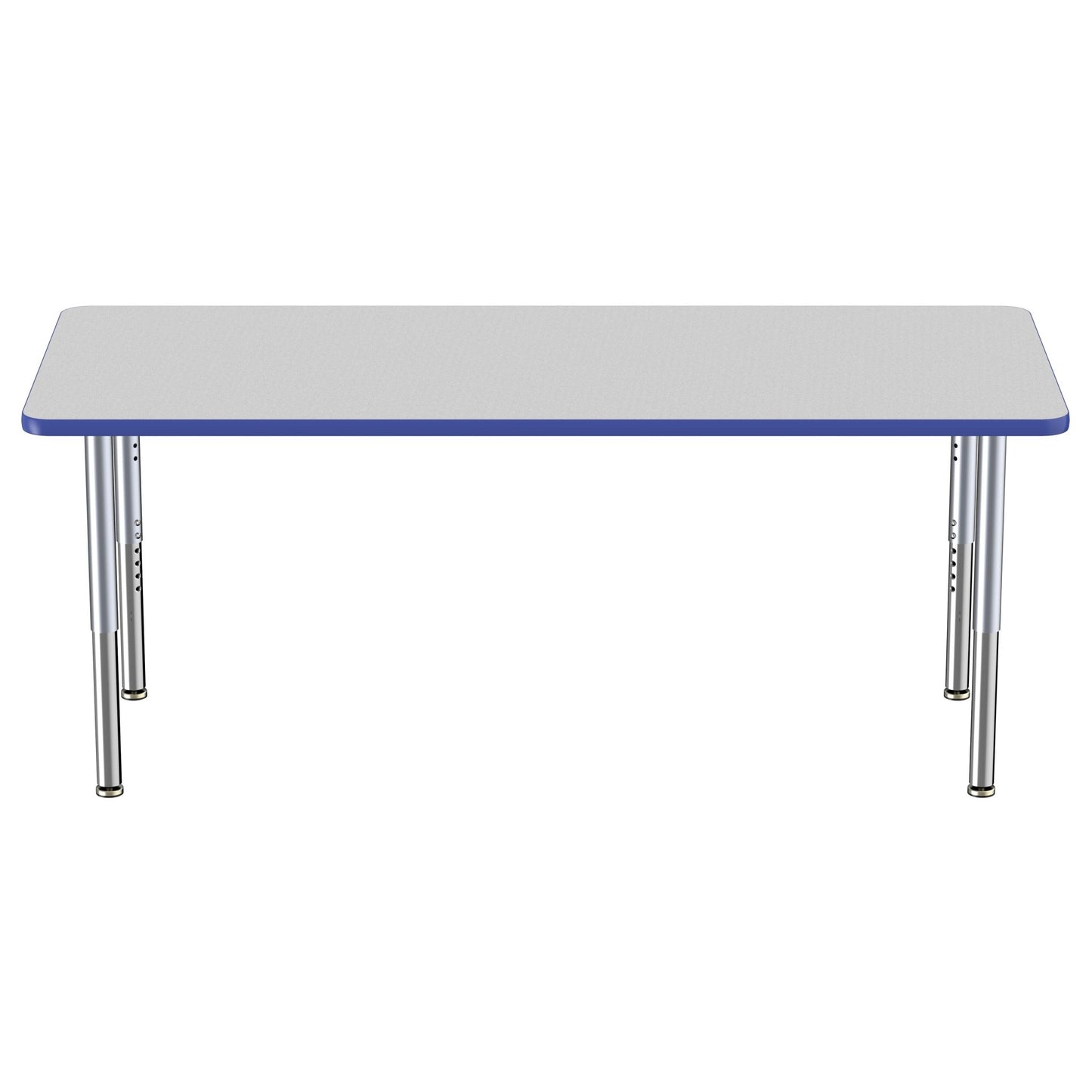 FDP 30" x 72" Rectangle Thermofused Activity Table with Adjustable Super Legs (FDP - 12070 - XX) - SchoolOutlet
