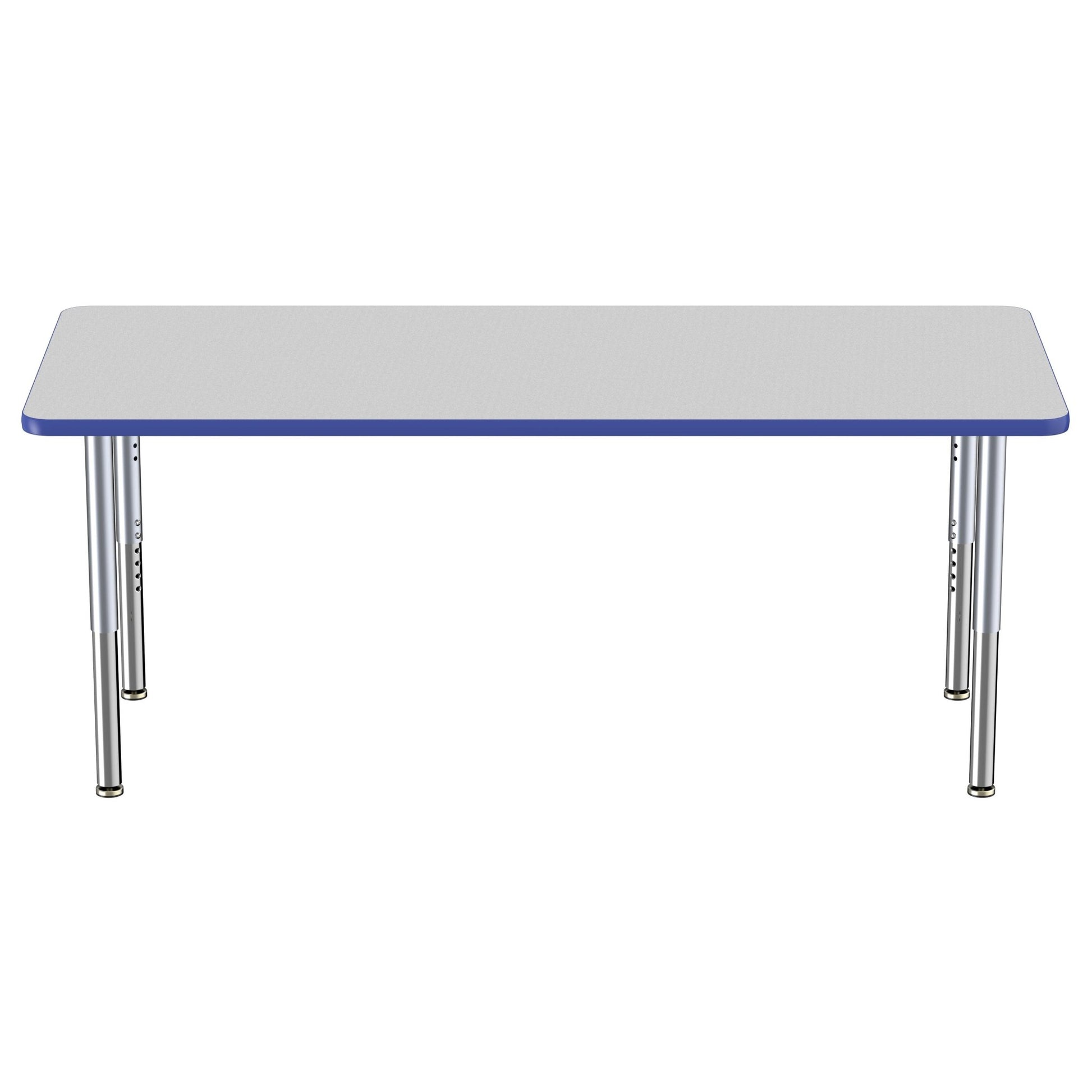 FDP 30" x 72" Rectangle Thermofused Activity Table with Adjustable Super Legs (FDP - 12070 - XX) - SchoolOutlet